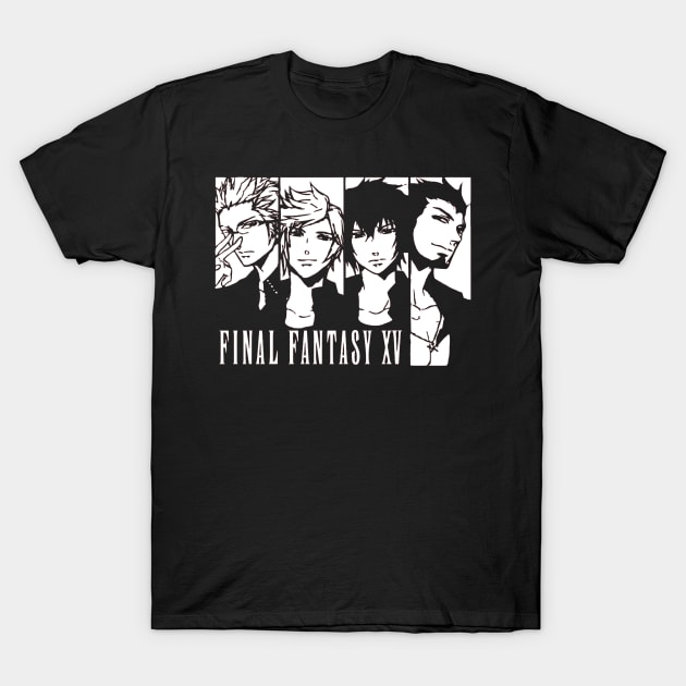 Final Fantasy XV Noctis Prompto Ignis Gladiolus T-Shirt by OtakuPapercraft